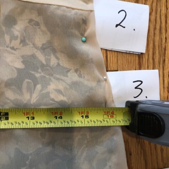 AT LOFT silky sheer sleeveless summer dress, size 2P - Picture 11 of 16